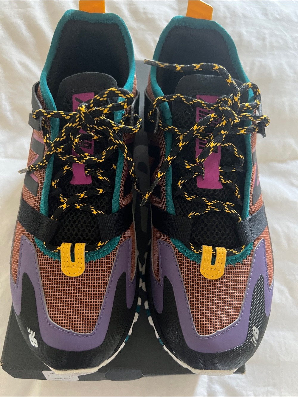 New Balance women Multicolor Sneakers - Purple/Teal/Yellow/Black